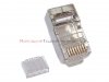 Wtyk RJ45 8p8c kat.6 FTP ekranowany, drut z insertem